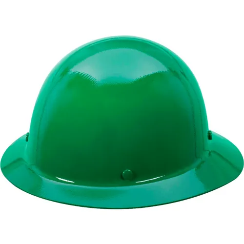 Green construction hard hat