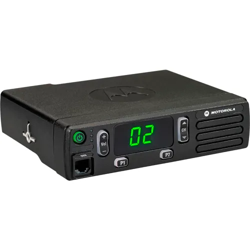 Motorola Mototrbo CM200D Two-Way Mobile Radio, Analog/Digital, UHF, 16 Channels, 40 Watts, Black - Image 2