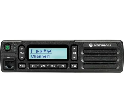 Motorola Mototrbo CM300D Two-Way Mobile Radio, Analog/Digital, VHF, 99 Channels, 45 Watts, Black