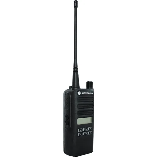 Motorola Solutions CP100D UHF Two-Way Radio, Display Screen & Limited Keypad, Analog, 4 Watt, Black