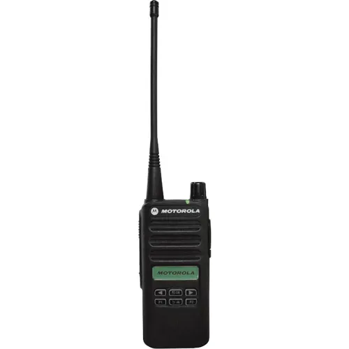 Motorola Solutions CP100D UHF Two-Way Radio, Display Screen & Limited Keypad, Analog, 4 Watt, Black - Image 2