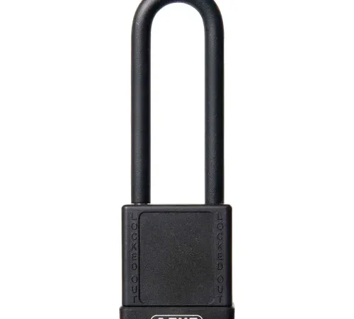 ABUS 74HB/40-75 Keyed Different Lockout Padlock, Non-Conductive 3-Inch Shackle, Black, 09840 - Pkg Qty 8