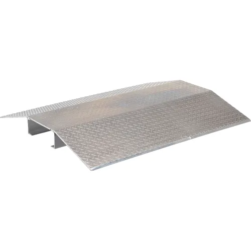 Vestil" Fabricated Aluminum Hose & Cable Crossover, 2000 lb. Cap., 40" x 48" x 4-3/8", Silver