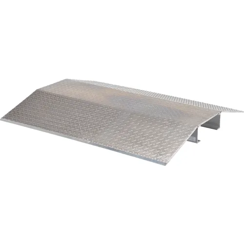 Vestil" Fabricated Aluminum Hose & Cable Crossover, 2000 lb. Cap., 40" x 48" x 4-3/8", Silver - Image 2
