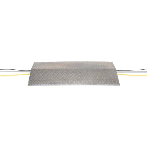 Vestil" Fabricated Aluminum Hose & Cable Crossover, 2000 lb. Cap., 40" x 48" x 4-3/8", Silver - Image 5