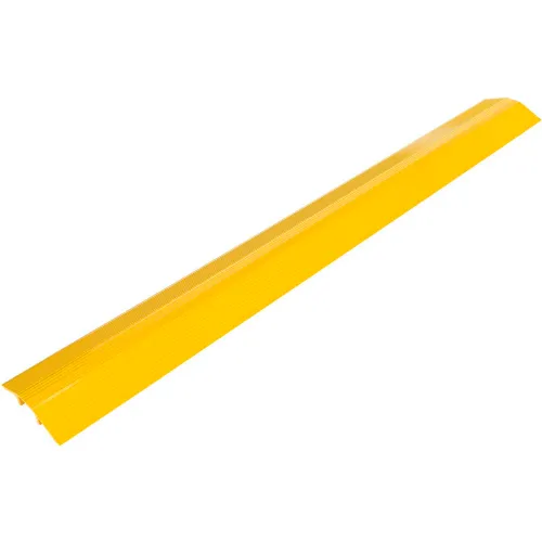 Extruded Aluminum Hose & Cable Crossover, Yellow, 71-7/8" x 9-1/8" x 1-1/2"