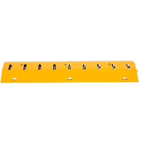 Vestil" Traffic Spiked Speed Bump, 15-1/4"L x 39-3/4"W x 2"H, Yellow