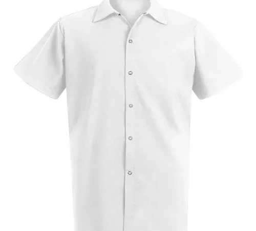 Chef Designs Long Cook Shirt, White, Spun Polyester Poplin, Tall, XL