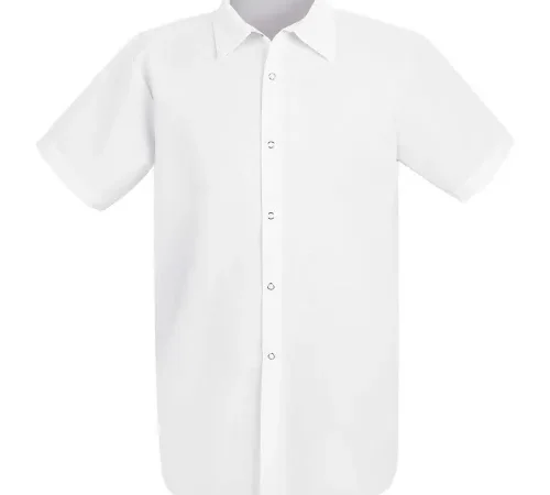 Chef Designs Long Cook Shirt, White, Spun Polyester Poplin, Tall, XL