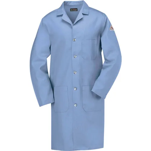 Light blue lab coat with pockets