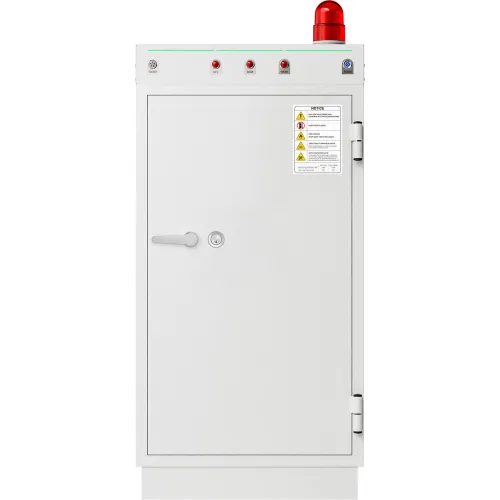 Wilson Safe Diplomat Battery Safe, 18 Charging Points, 27"W x 28"D x 54-1/2"H, Ivory