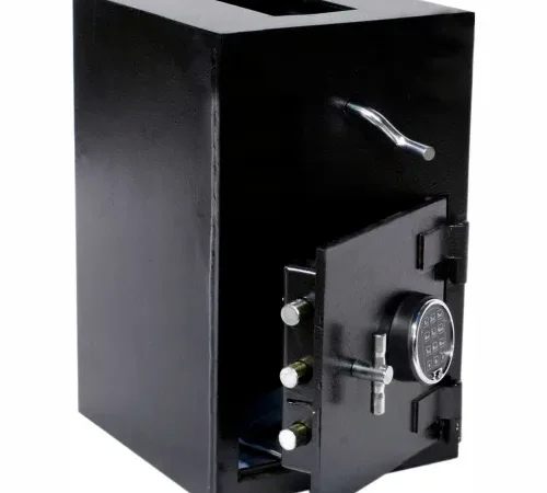 Wilson Safe Depository Safe RH2715SR Electronic Lock - 15"W x 20 3/4"D x 27"H, Black