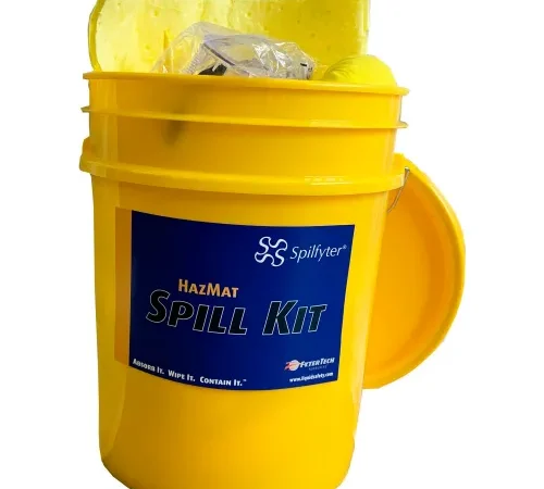 Spilfyter HazMat Bucket Spill Kit, 5 Gallon Capacity