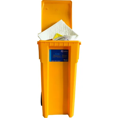 Spilfyter Oil Only Dash Spill Kit, 30 Gallon Capacity Wheeled Bin