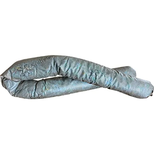 Spilfyter Universal Socks, 3"W x 4'L, Gray, 15/Pack