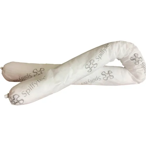 Spilfyter Oil Only Socks, 3"W x 4'L, White, 40/Pack