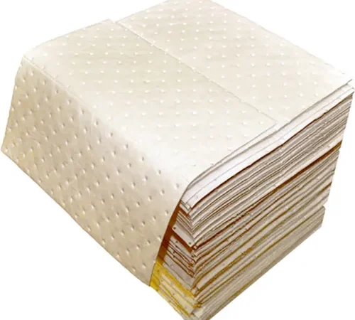 Sustayn Biodegradable Oil Only Pad, Heavy Weight, 16"W x 18"L, White, 100/Pack