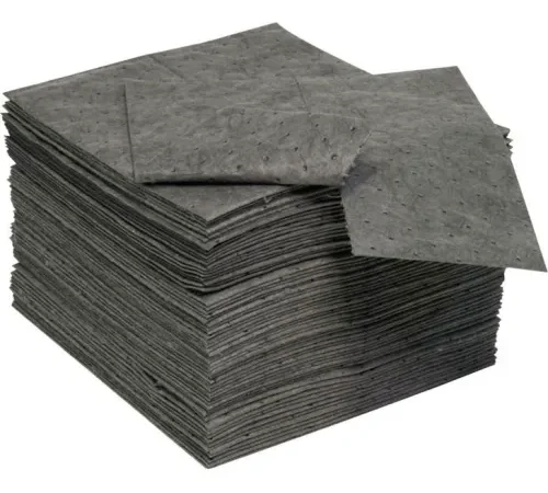 Spilfyter? Universal Single-Ply Pad, Extra Heavy Weight, 16"W x 18"L, Gray, 100/Pack