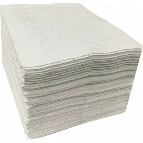 Spilfyter Oil Only Two-Ply Laminated Pad, Light Weight, 16"W x 18"L, White, 200/Pack - Image 2