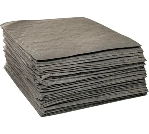 Spilfyter? Universal Three-Ply Laminated Pad, Medium Weight, 16"W x 18"L, Gray, 100/Pack