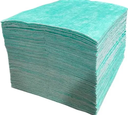 Spilfyter? Universal Air Matrix Pad, Premium Weight, 16-3/4"W x 18"L, Green, 100/Pack