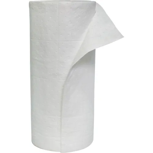 Spilfyter Oil Only Single-Ply Roll, Premium Weight, 32"W x 150'L, White