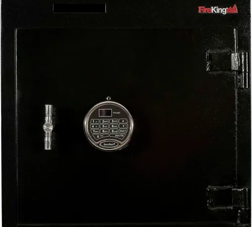 Cennox Deposit Slot Safe B2020S-FK1 20-1/2"W x 20"D x 20-1/2"H Electronic Lock 3.68 Cu. Ft. Black