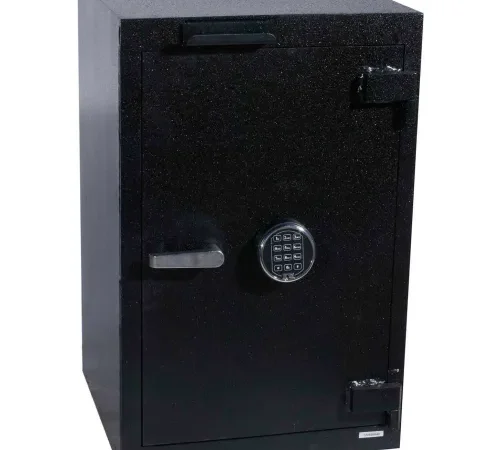 Cennox Drop Drawer Safe B3018WD-FK1SG40 20-1/2"W x 18-3/4"D x 30-1/2"H Electronic Lock Black