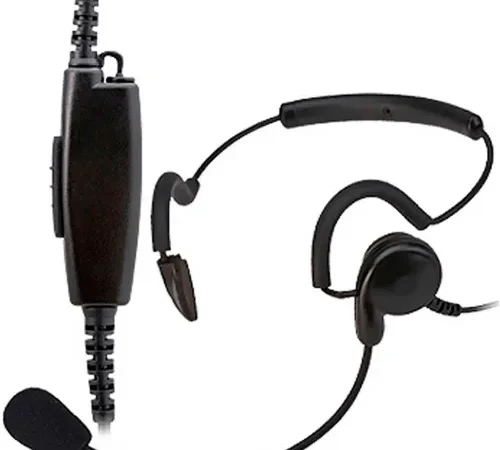 RCA HS12-X03S Office and Retail Two-Way Radio Headset with Screw-In Connector